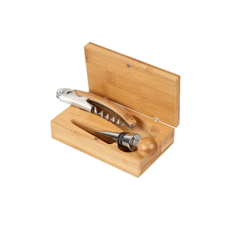 Подарунок на інструмент Bamboo Wine Set