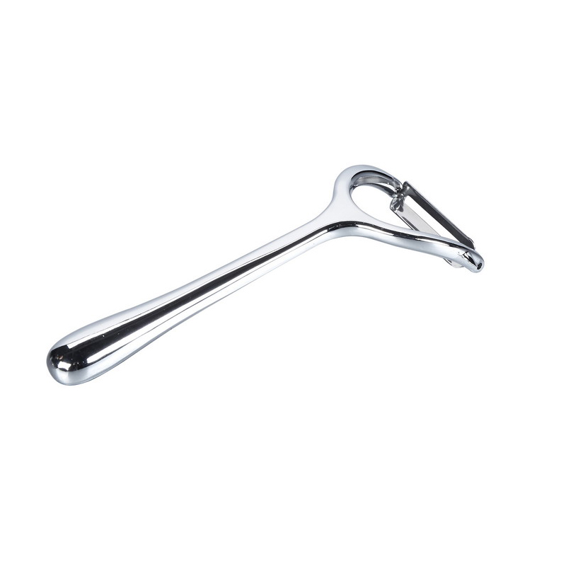 Овочечистка з лезом з нержавіючої сталі з великим луком із цинкового сплаву Овочечистка для фруктів